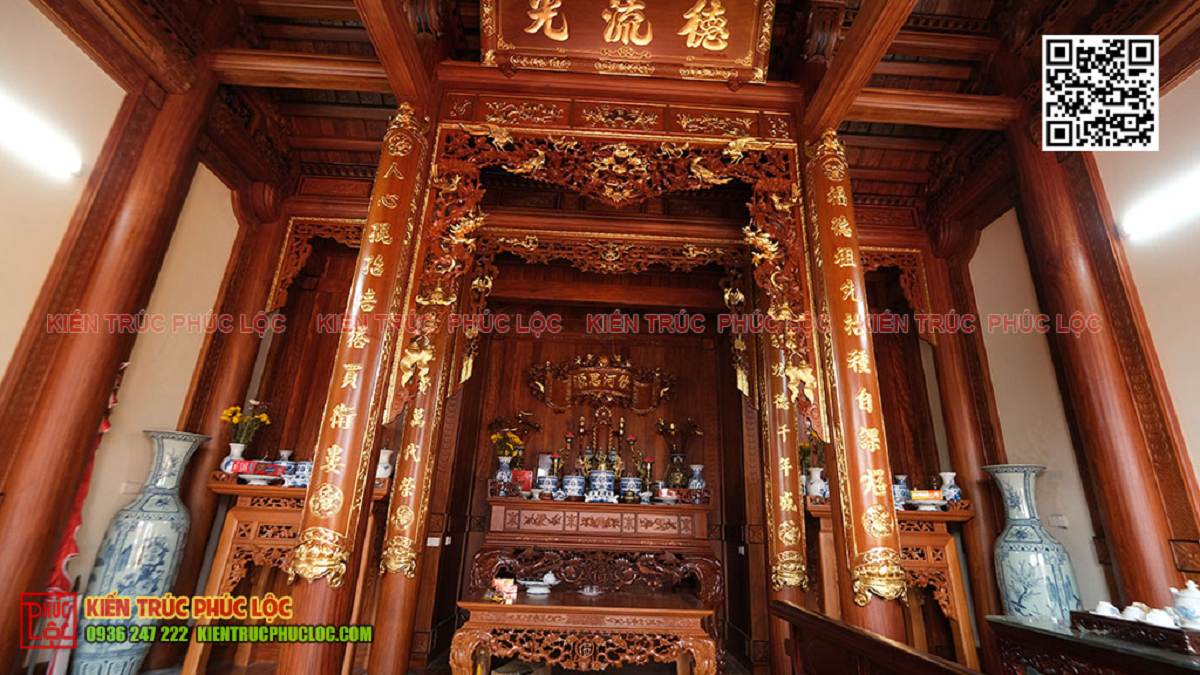 Sắp xếp bàn thờ gia tiên thể hiện lòng thành kính của con cháu